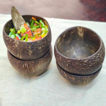 Coconut Shell Bowls | Natural and Handcrafted | Jumbo Bowl | Verified Sustainable by Brown Living™