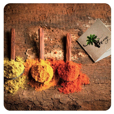 Coconut Shell Masala Spoon Set of 6 | For Small Containers – Cutlery on Brown Living™. SKU: 173 - 05696 - thenga - coconut - shell - masala - spoon - set - of - 6 - fo. Img 3.