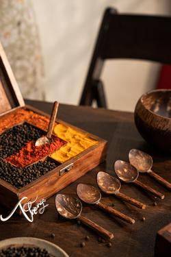 Coconut Shell Masala Spoon Set of 6 | For Small Containers – Cutlery on Brown Living™. SKU: 173 - 05696 - thenga - coconut - shell - masala - spoon - set - of - 6 - fo. Img 2.