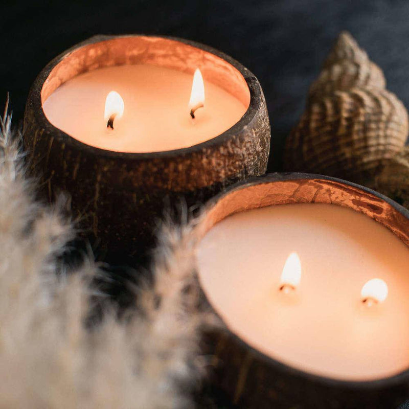 Buy Coconut Shell Soy Wax Candle | Shop Verified Sustainable Products on Brown Living