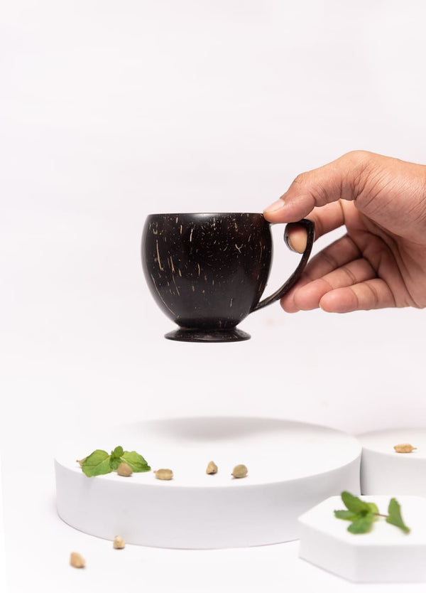 Coconut shell Tea Cup | Verified Sustainable Cups & Saucers on Brown Living™