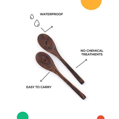 Coconut Snacking Bowl and Spoon Set | Verified Sustainable by Brown Living™