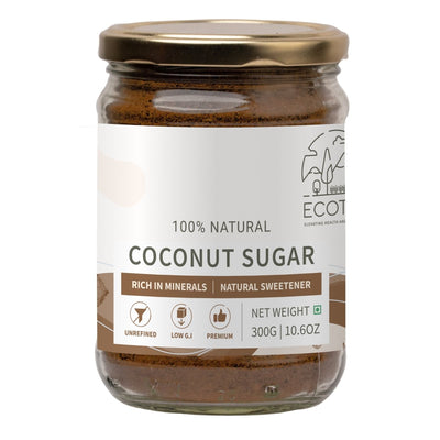 Coconut Sugar - 300g | Blossom Sugar | Natural Sweetener – Cooking & Baking Supplies on Brown Living™. SKU: ECOTYL00008. Img 5.