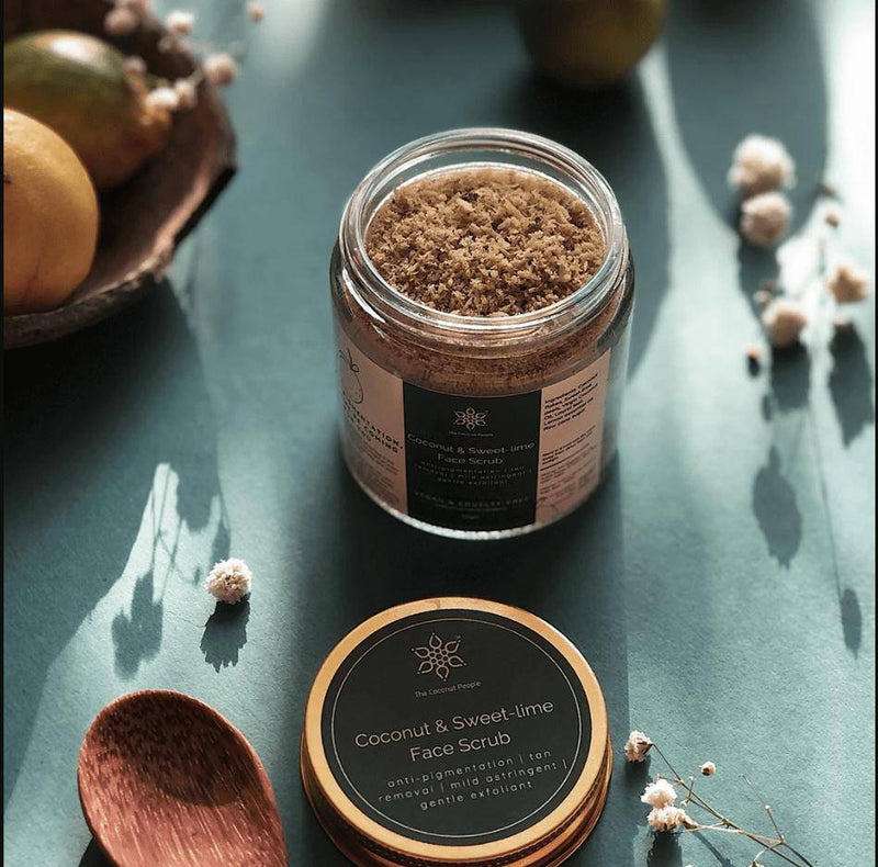 Buy Coconut & Sweet-Lime Face Scrub | Shop Verified Sustainable Face Scrub on Brown Living™