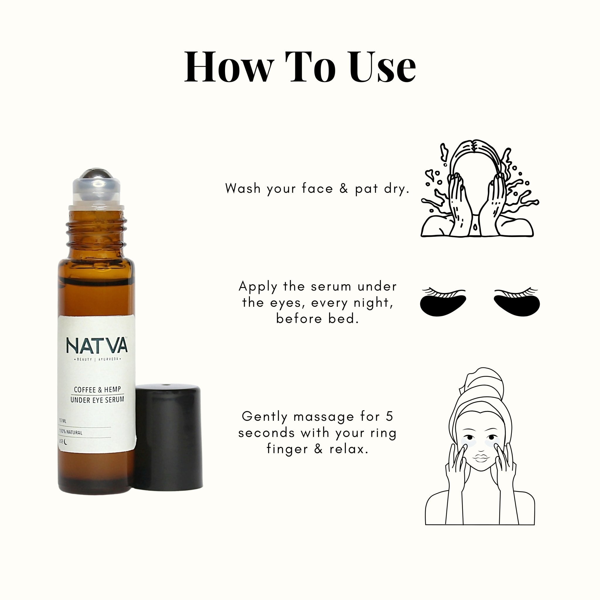 Coffee & Hemp Under Eye Serum | Verified Sustainable by Brown Living™