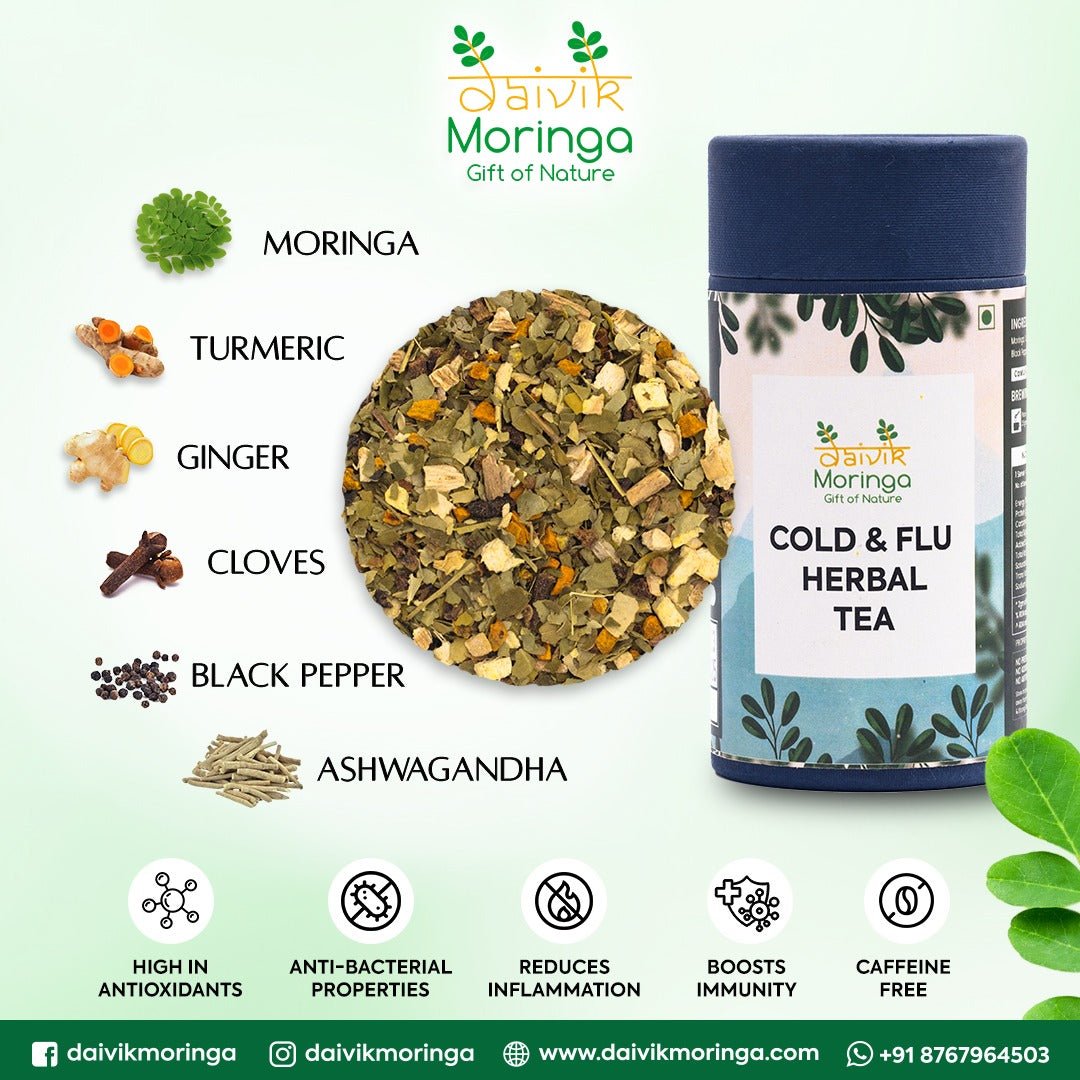 Cold & Flu Herbal Tea | Verified Sustainable by Brown Living™