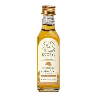 Cold Pressed Almond Oil - Sweet | Haircare & Skincare - 100ml – Cooking Oils on Brown Living™. SKU: ECOTYL00010. Img 5.