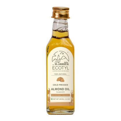 Cold Pressed Almond Oil - Sweet | Haircare & Skincare - 100ml | Verified Sustainable by Brown Living™