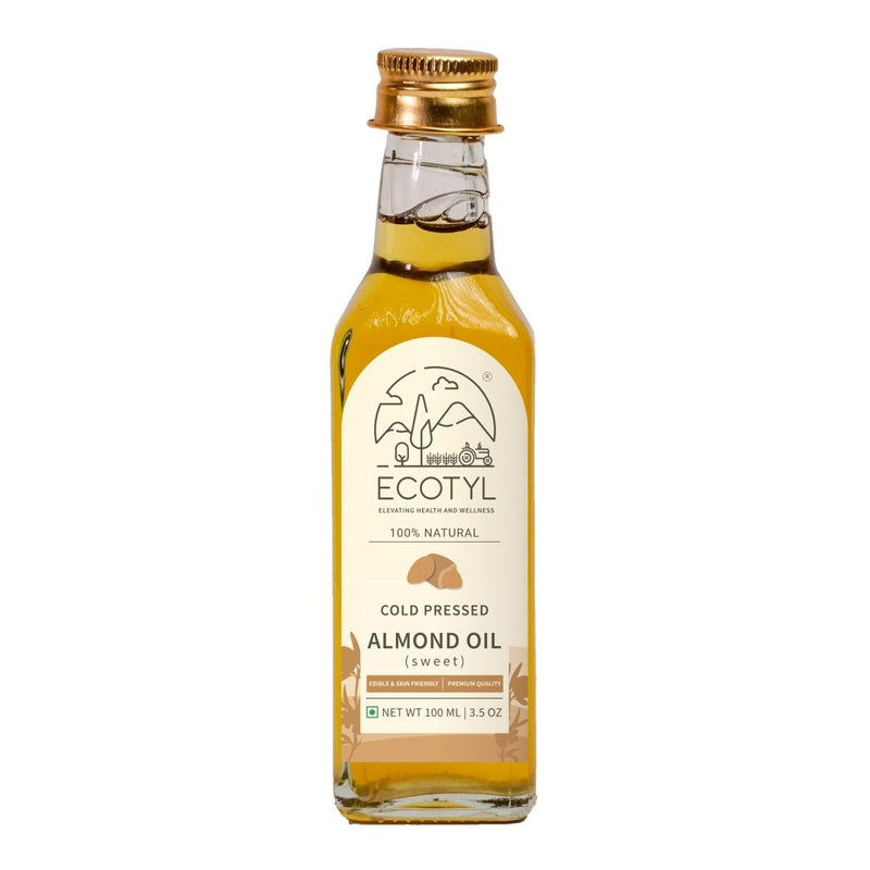 Buy Cold Pressed Almond Oil - Sweet | Haircare & Skincare- 100ml | Shop Verified Sustainable Cooking Oils on Brown Living™