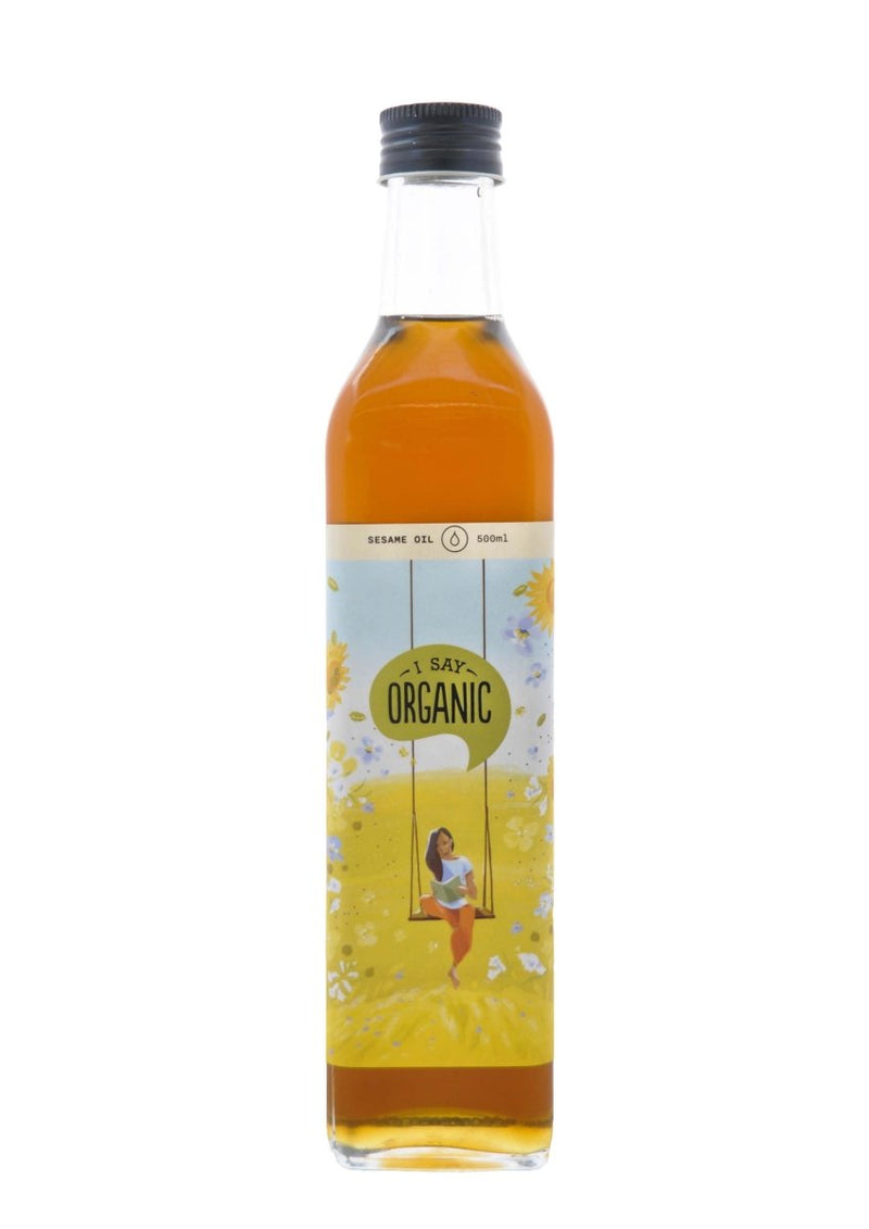 Buy Cold-pressed Sesame Oil - 500mL | Shop Verified Sustainable Cooking Oils on Brown Living™