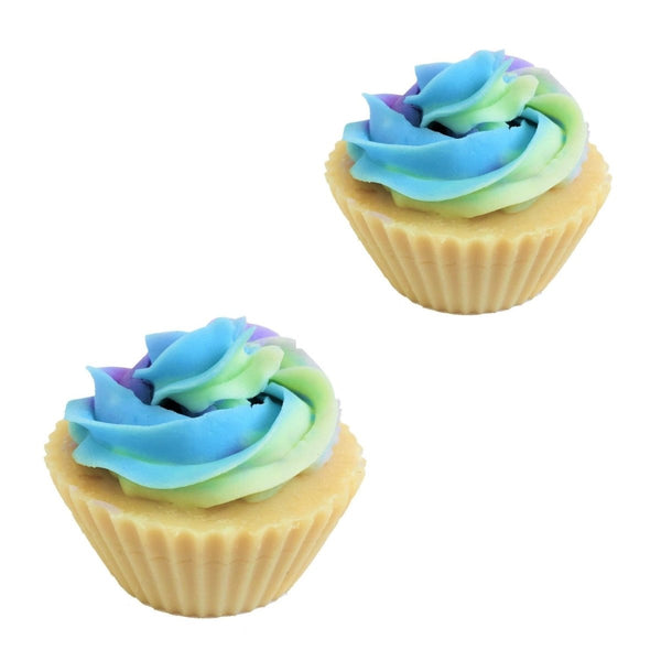 Buy Cold Process Soaps - Cupcake Rainbow Set of 2 | Shop Verified Sustainable Body Soap on Brown Living™