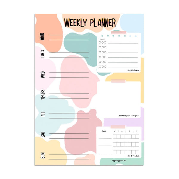 Buy Color Block Weekly Planner | Shop Verified Sustainable Organizers & Planners on Brown Living™