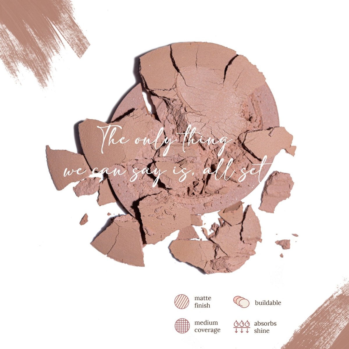 Certified Organic Baked Compact - Aura | Verified Sustainable by Brown Living™