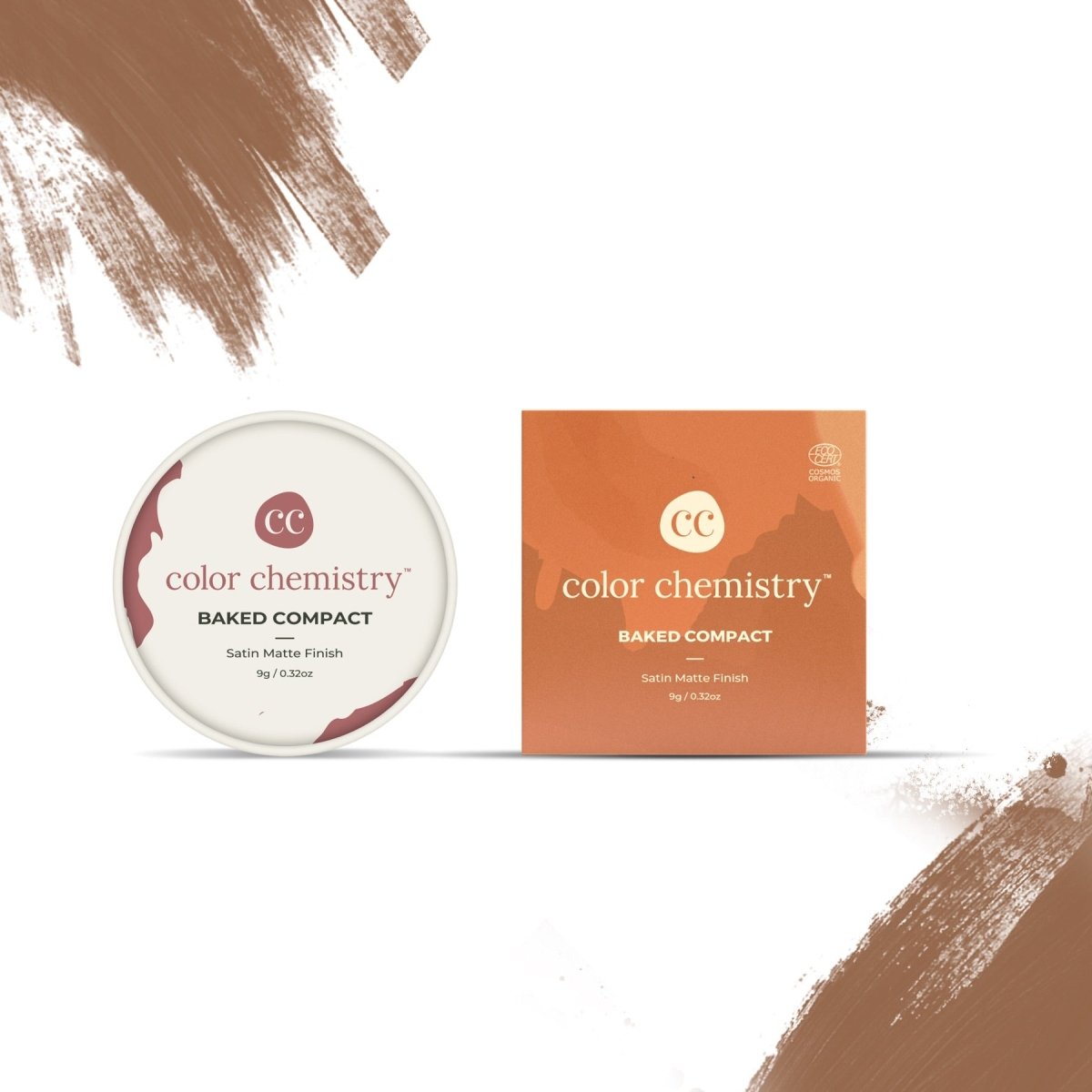 Certified Organic Baked Compact - Wood | Verified Sustainable by Brown Living™