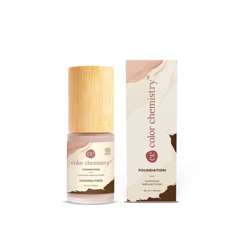 Buy Color Chemistry Certified Organic Liquid Foundation- Chickpea | Shop Verified Sustainable Makeup Foundation on Brown Living™