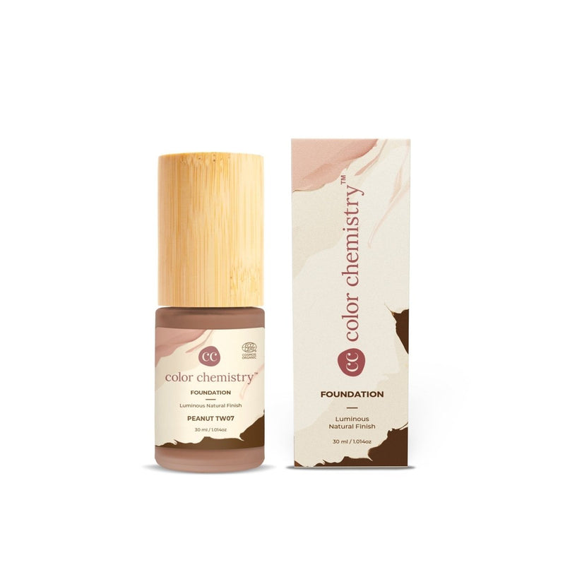 Buy Color Chemistry Certified Organic Liquid Foundation- Peanut | Shop Verified Sustainable Products on Brown Living
