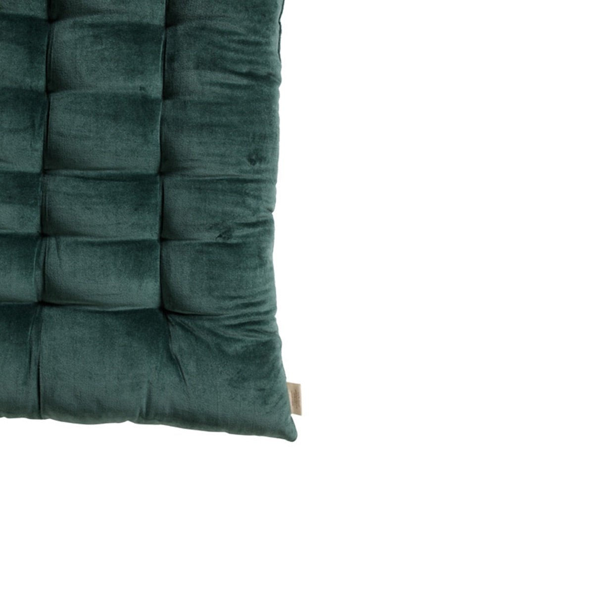 Colour Blocking Velvet Futon (Green) | Verified Sustainable by Brown Living™