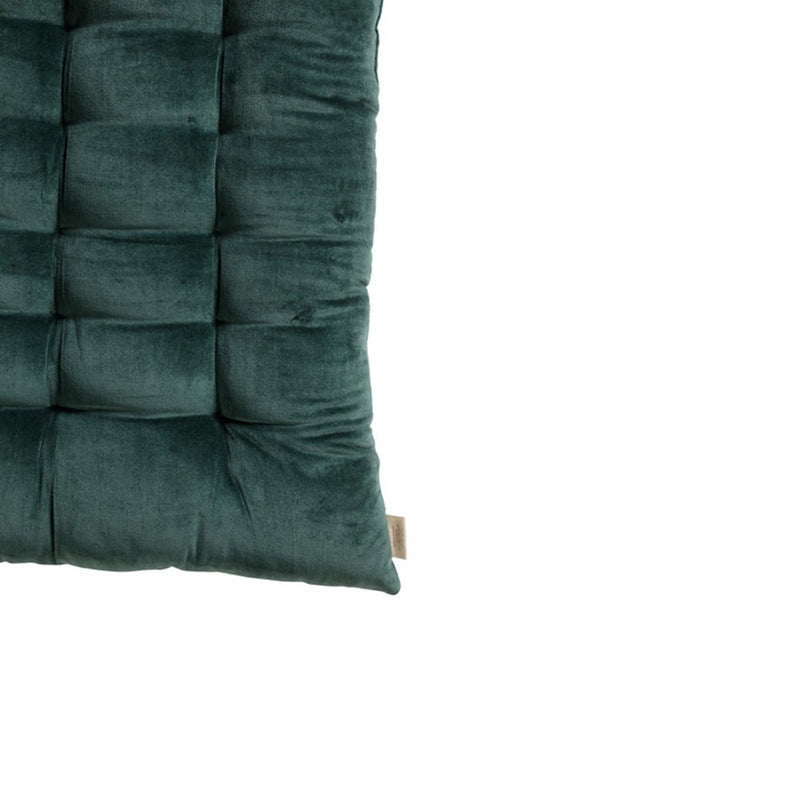 Buy Colour Blocking Velvet Futon (Green) | Shop Verified Sustainable Products on Brown Living