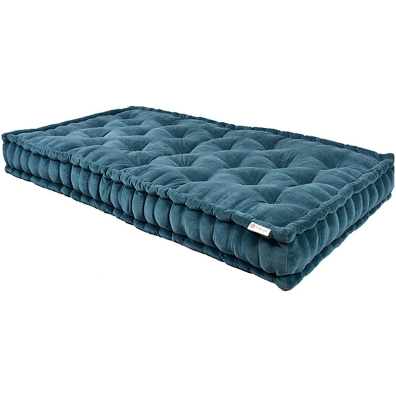 Colour Blocking Velvet Mattress (Teal) | Verified Sustainable by Brown Living™