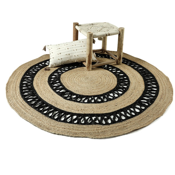 Buy Colour Wave Jute Rug( Large) | Shop Verified Sustainable Mats & Rugs on Brown Living™