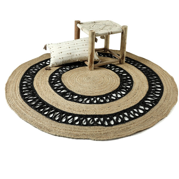 Buy Colour Wave Jute Rug( Small) | Shop Verified Sustainable Mats & Rugs on Brown Living™