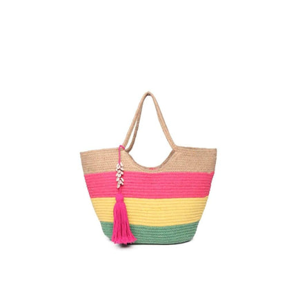 Colourful Jute Tote Bag | Verified Sustainable by Brown Living™