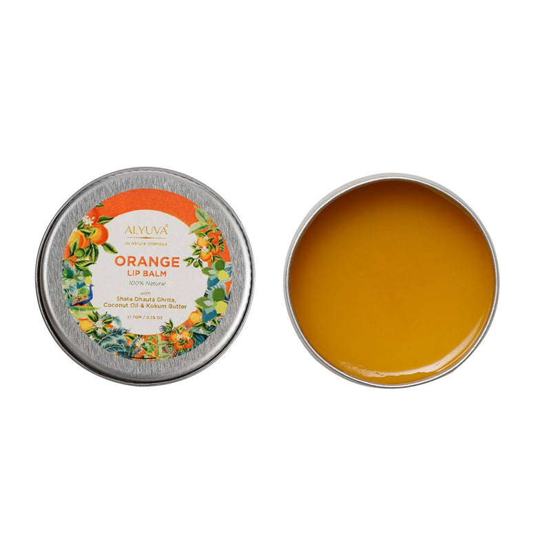 Buy Combo of Ghee Enriched Strawberry & Orange Lip Balms | Shop Verified Sustainable Products on Brown Living