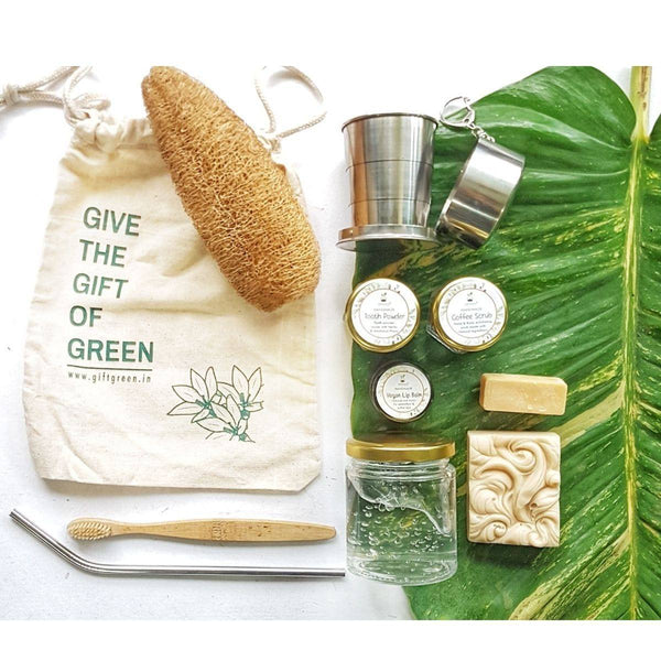 Buy Complete Low-Waste Starter Kit - Gift Set #5 | Shop Verified Sustainable Gift Hampers on Brown Living™