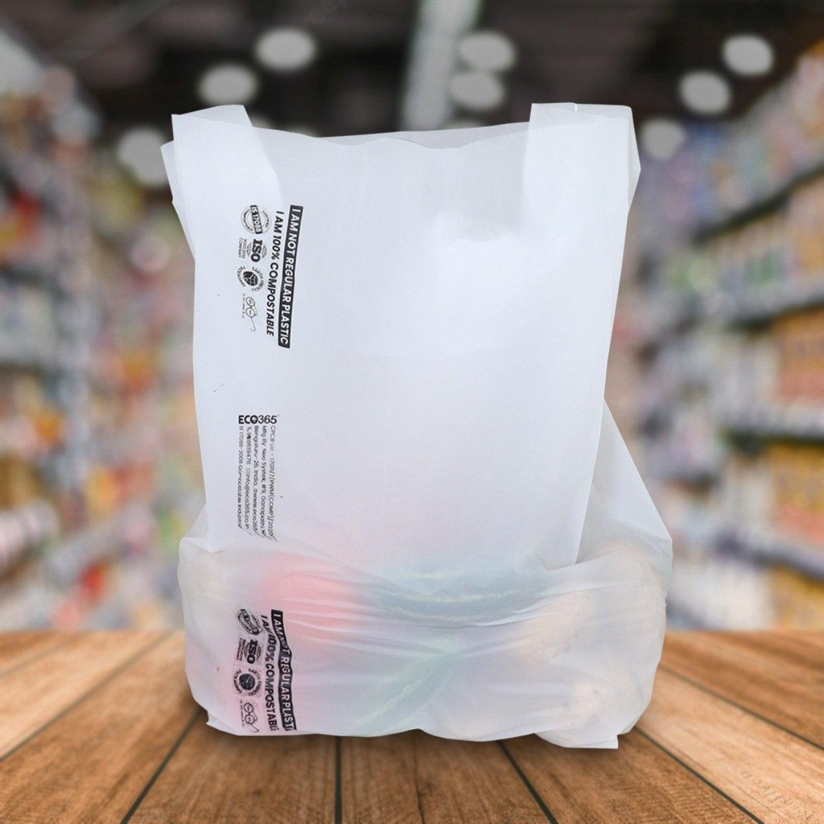 Buy Compostable Grocery Bags 14 x18