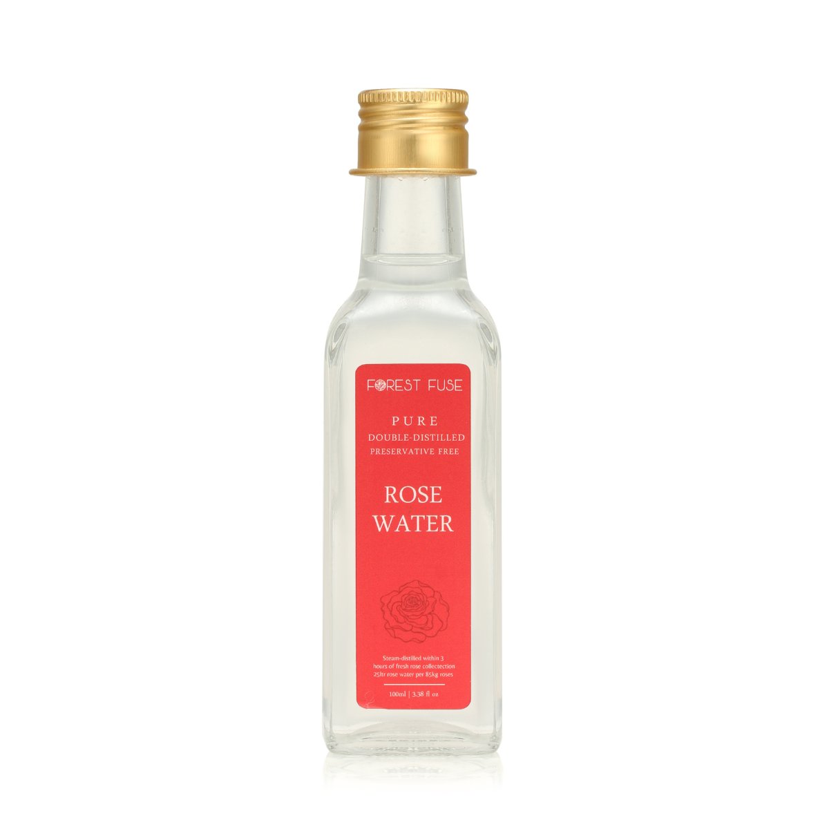 Concentrated Double Distilled Pure Rose Water | No Preservatives | Verified Sustainable by Brown Living™