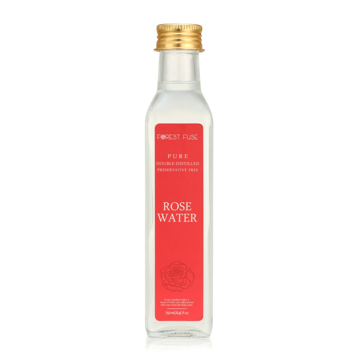 Concentrated Double Distilled Pure Rose Water | No Preservatives | Verified Sustainable by Brown Living™