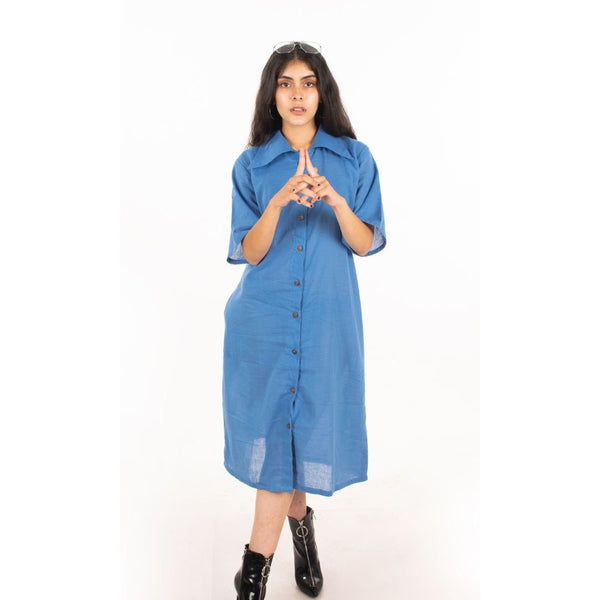 Buy Cool For The Summer Dress | Cotton Shirts | Womens Shirt | Sustainable Fashion | Shop Verified Sustainable Womens Dress on Brown Living™
