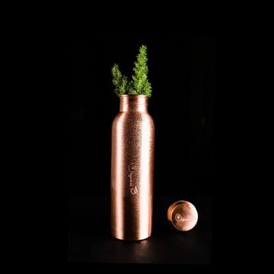 Copper Bottle – Bottles & Sippers on Brown Living™. SKU: copper - bottle. Img 2.