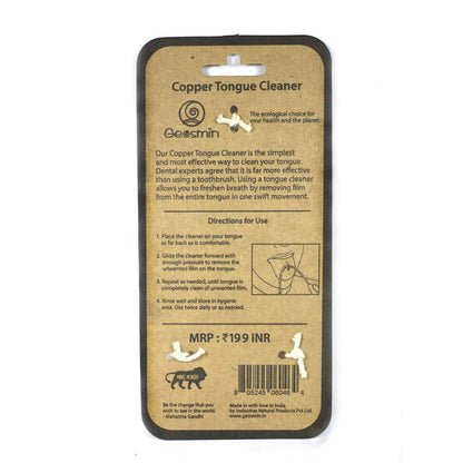 Copper Tongue Cleaner | Ayurvedic - Pack of 2 | Verified Sustainable by Brown Living™