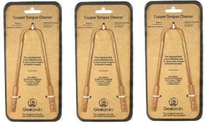 Copper Tongue Cleaner, Ayurvedic - Pack of 3 | Verified Sustainable by Brown Living™