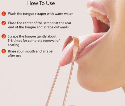 Copper Tongue Cleaner (Pack of 2) | Verified Sustainable by Brown Living™