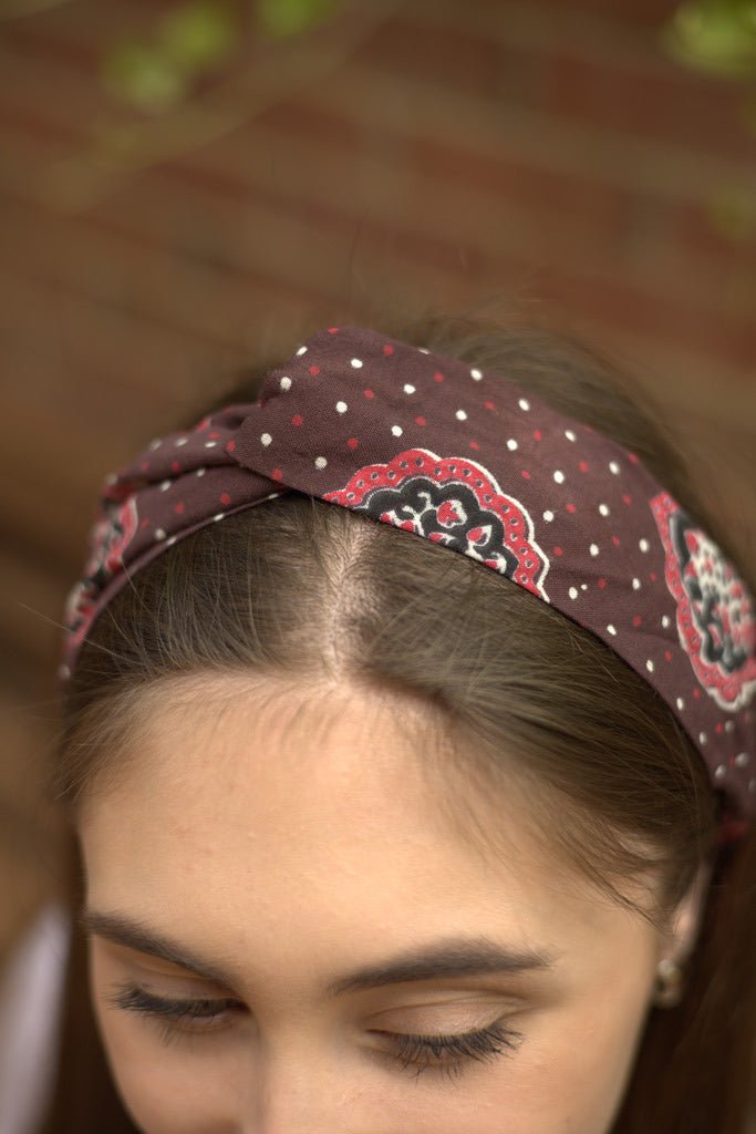 Buy Coral Soft Knot Headband | Shop Verified Sustainable Products on Brown Living