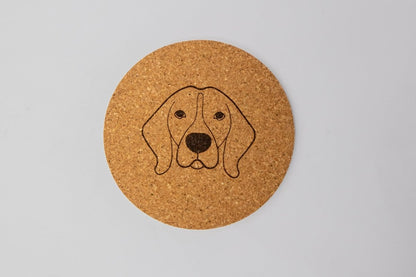 Cork Coasters | Eco - friendly | Dual color | Water Resistant (set of 2) | Verified Sustainable by Brown Living™