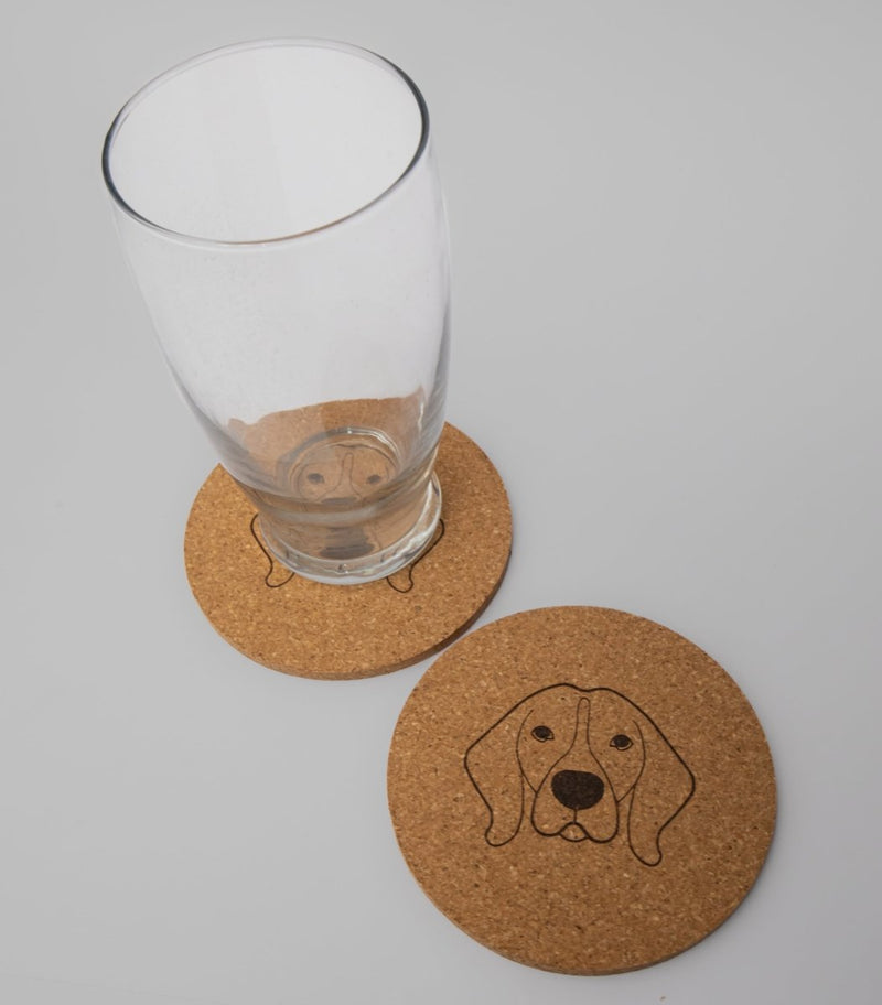 Buy Cork Coasters | Eco-friendly | Water Resistant and Aesthetic Coasters (set of 2 to 12) | Shop Verified Sustainable Table Decor on Brown Living™