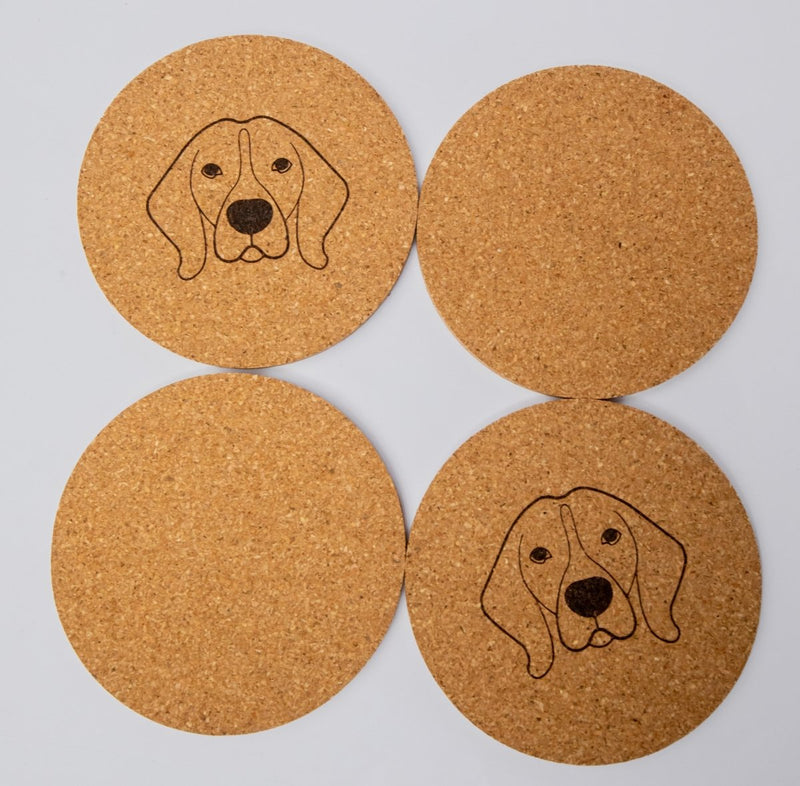 Buy Cork Coasters | Eco-friendly | Water Resistant and Aesthetic Coasters (set of 2 to 12) | Shop Verified Sustainable Table Decor on Brown Living™
