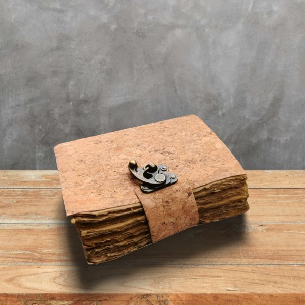 Cork & Recycled Paper Jumbo Journal | Verified Sustainable Stationery on Brown Living™
