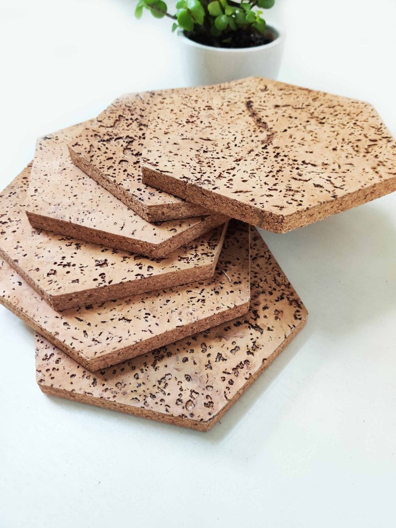 Buy Cork Trivets Set of 2 and 4 | Shop Verified Sustainable Table Essentials on Brown Living™