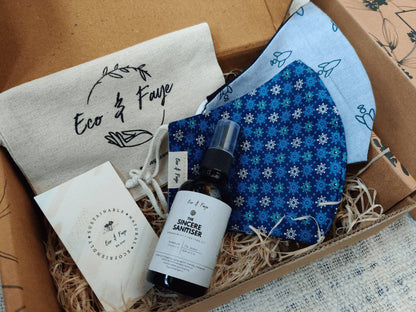 Corona Care Kit Box – Gift Giving on Brown Living™. SKU: 107-03329-Corona-Care-Kit-Box. Img 1.