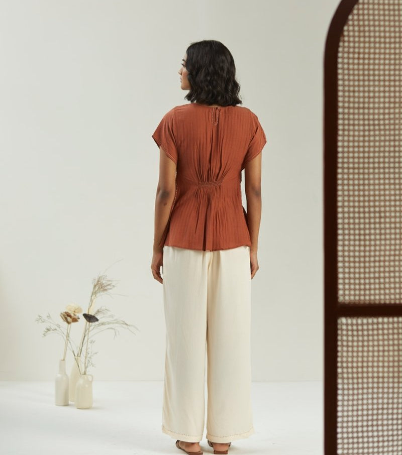 Cosmic Latte Trouser | Womens Trousers | Verified Sustainable by Brown Living™