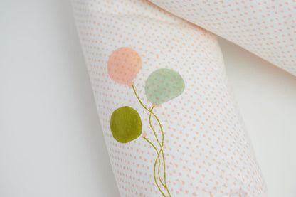 Cot Bedding Set - I Am Going To The Circus - Peach | Verified Sustainable by Brown Living™