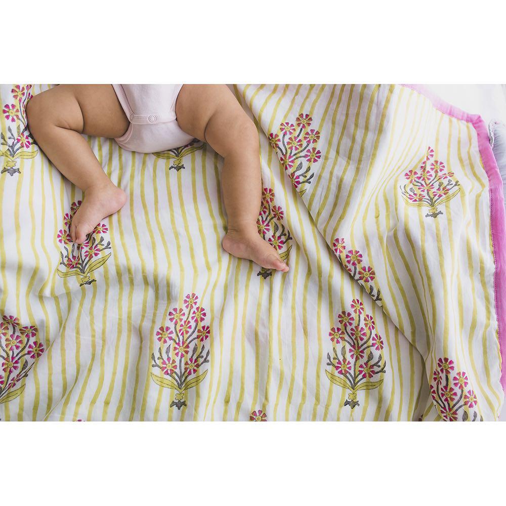 Cot Bedding Set - Mamma & Little Ollie With Dohar | Verified Sustainable by Brown Living™