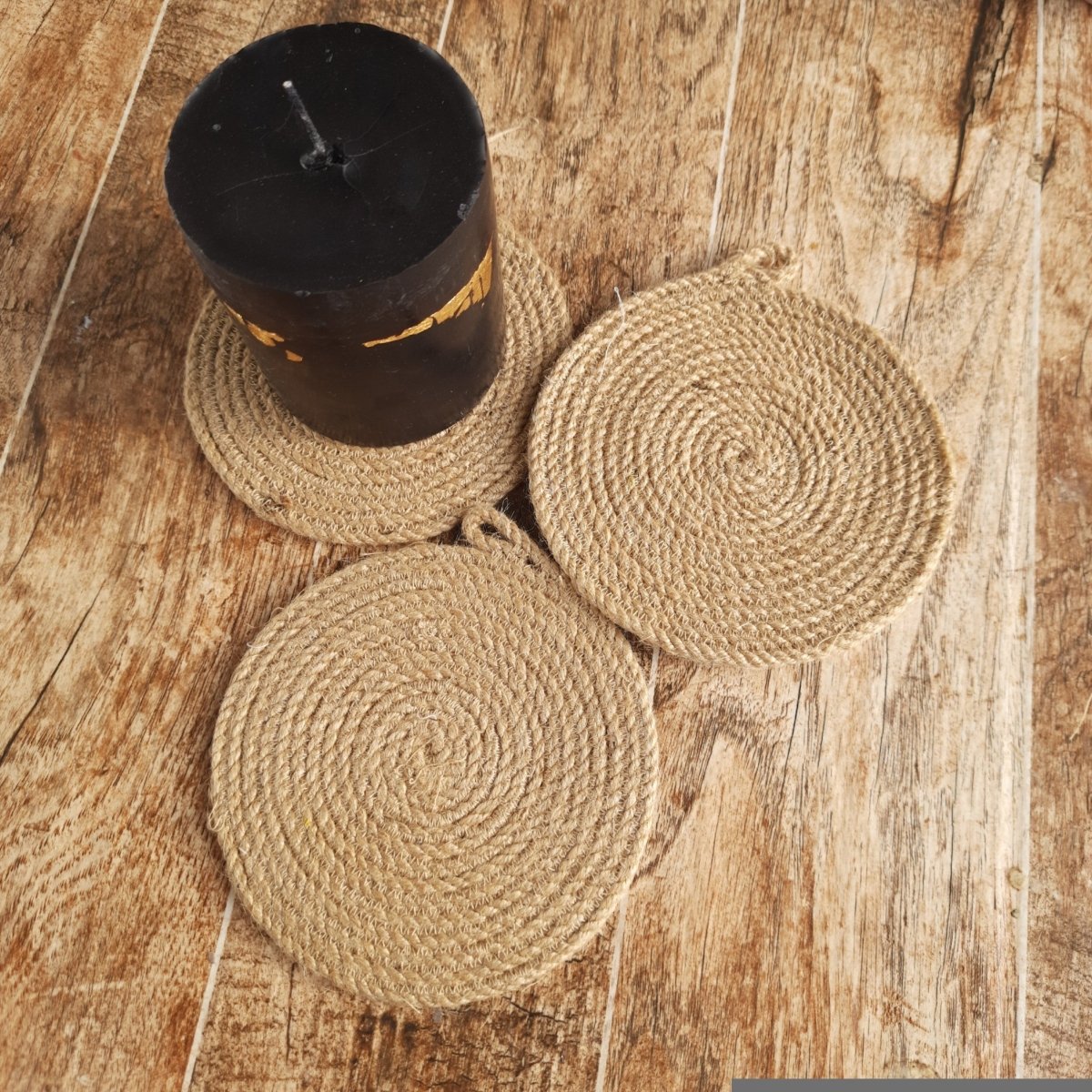 Cotton Coasters - Set of 4 | Verified Sustainable by Brown Living™