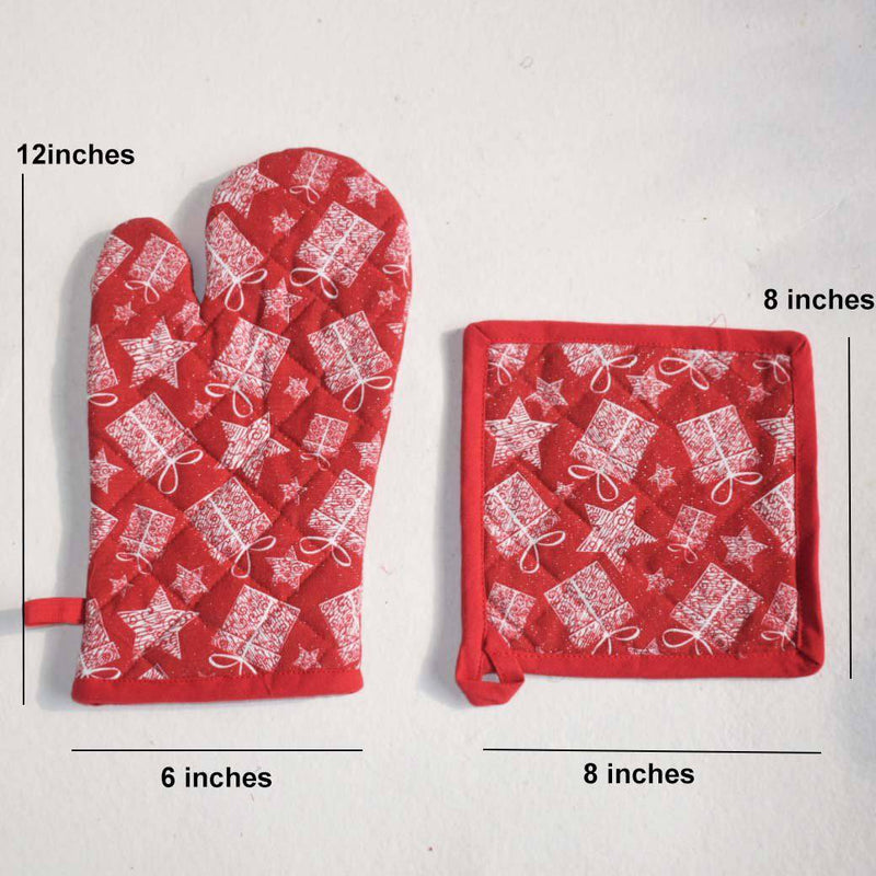 Buy Cotton Oven Mitts & Pot Holder Set | Shop Verified Sustainable Kitchen Linens on Brown Living™