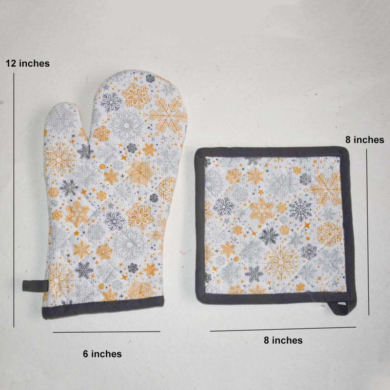 Buy Cotton Oven Mitts & Pot Holder Set | Shop Verified Sustainable Kitchen Linens on Brown Living™