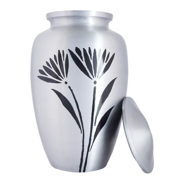 Buy Cremation Urns for Adult Ashes for Funeral, Burial, Aluminium | Shop Verified Sustainable Memorial Ceremony Supplies on Brown Living™